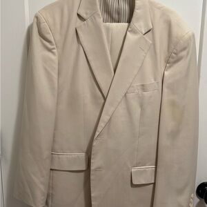 Stafford Cream Men's Blazer Suit